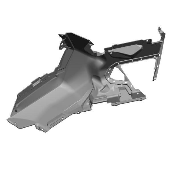 Skid Plate w/ Foam (Black, Left-Hand Side) Skid Plate w/ Foam (Black, Left-Hand Side)
